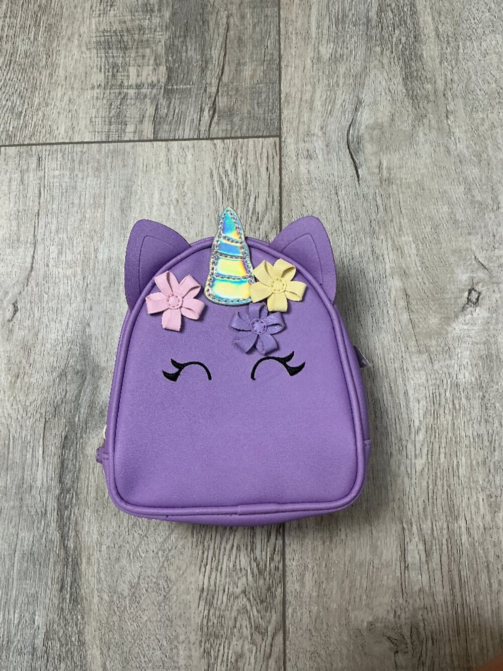 Bath & Body Works Purple Unicorn Mini Cosmetic Bag Makeup Case NWT